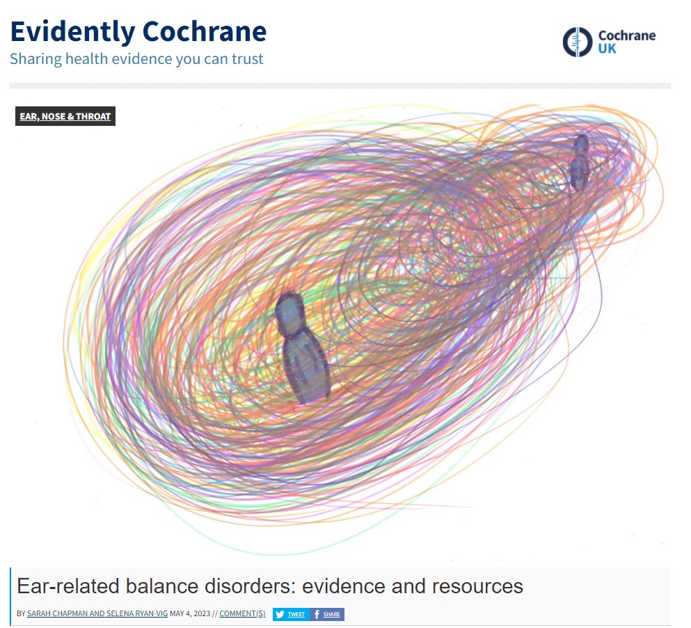 Image for Evidently Cochrane: Ear-related balance disorders: evidence and resources