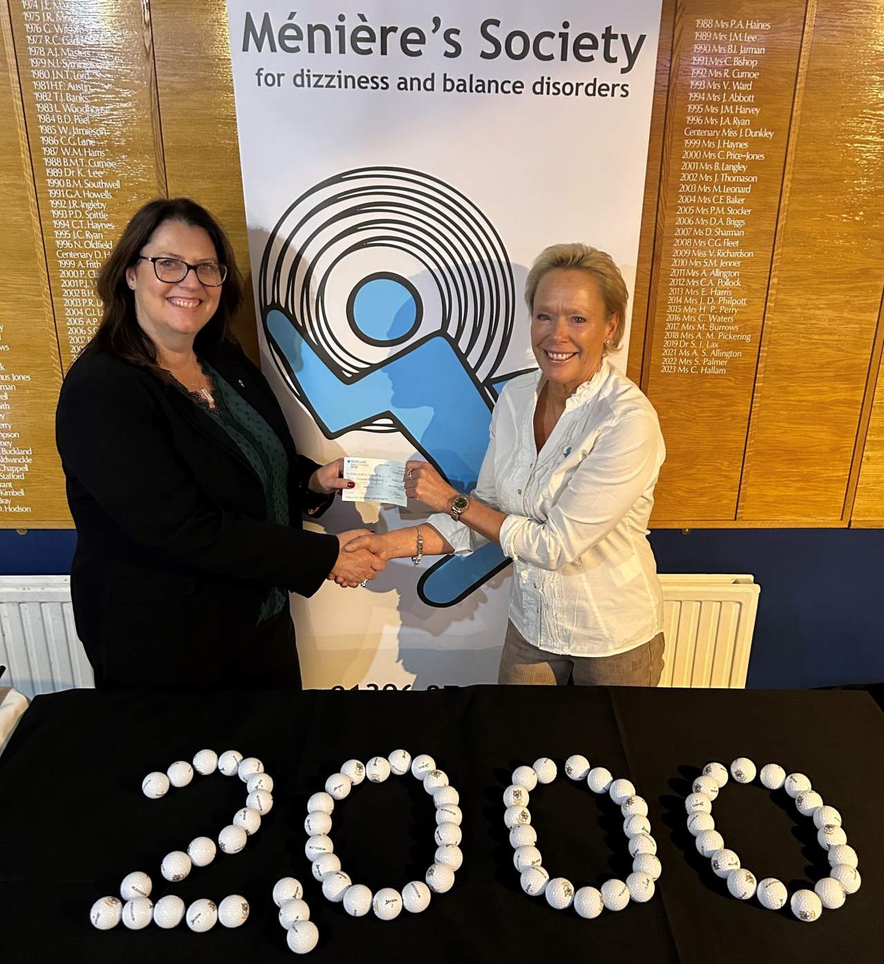 Image for In the News: Harborough Golf Club’s female captain hands over donation to charity close to her heart