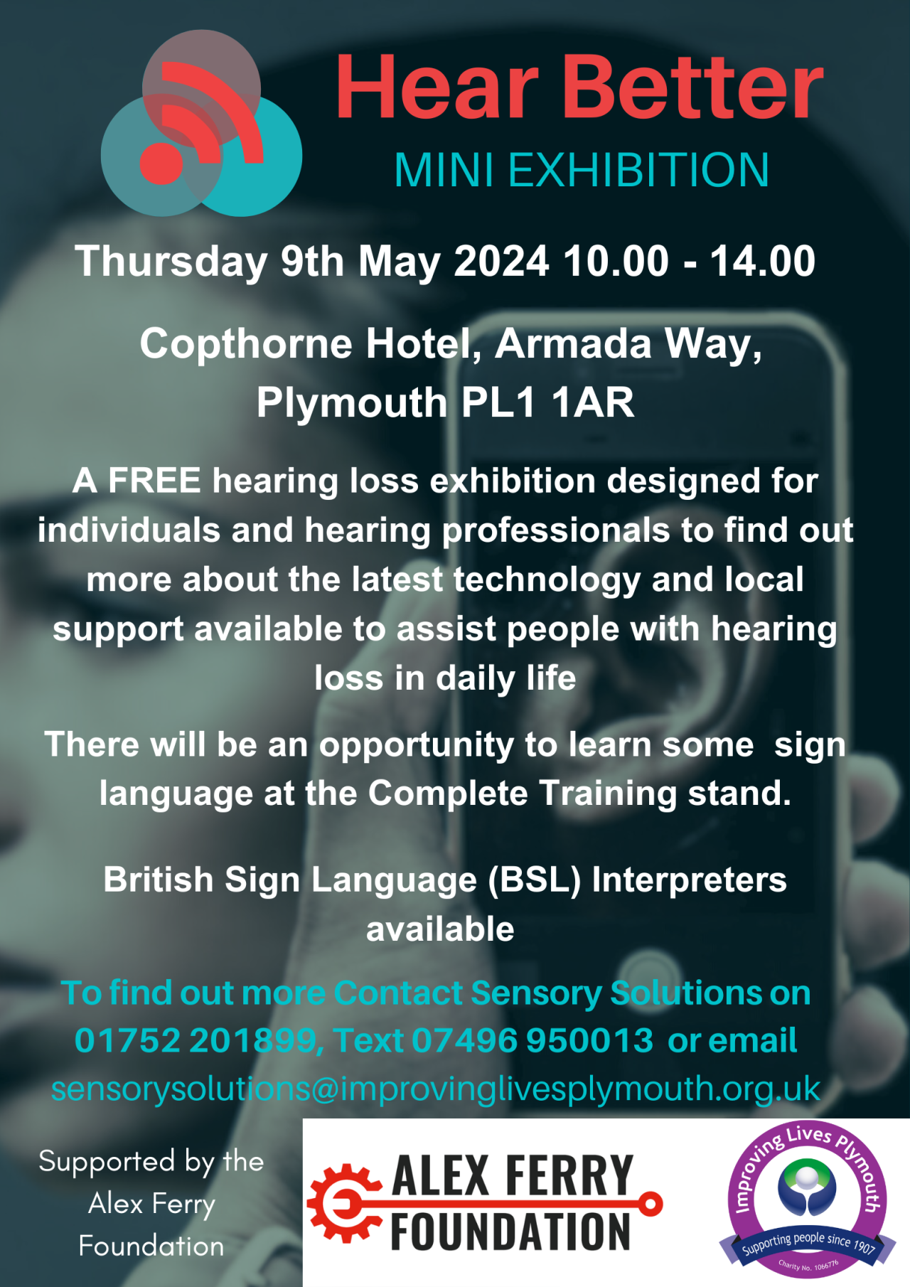 Image for Hear Better Exhibition - Plymouth 9 May 2024