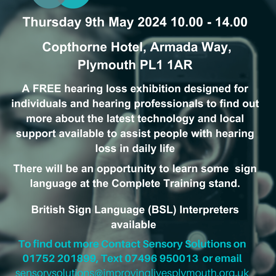Image for Hear Better Exhibition - Plymouth 9 May 2024